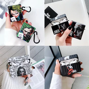 

Movie Clown Joker Case for AirPods 1 2 pro Cover personality Bluetooth Headset Box Air Pods pro 3 Wireless Earphone Cases coque