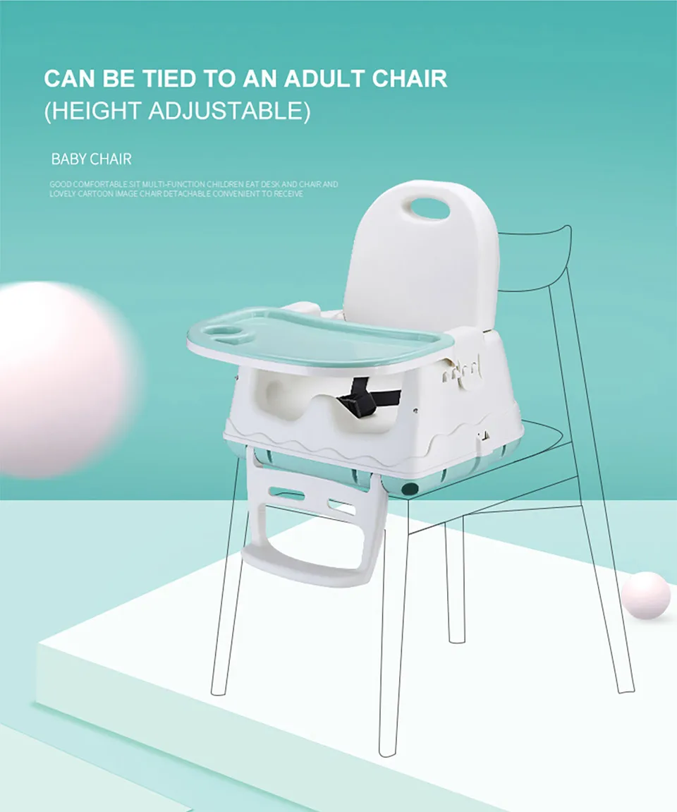Переносное детское кресло для кормления грудью, детское кресло для кормления, регулируемые складные стулья для детей, обеденный стол, детский стульчик для кормления