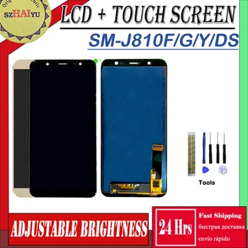 

5.8 For Samsung Galaxy J8 2018 J810 Screen LCD Display Touch Screen Adjust Brightness Pancel SM - J810M J810F J810Y Replacement