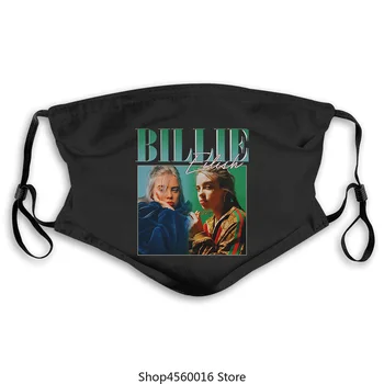 

Billie eilish des années 90 VINTAGE noir masque hommes masque lavable coupe-vent anti-poussière masques anti-poussière visage ma