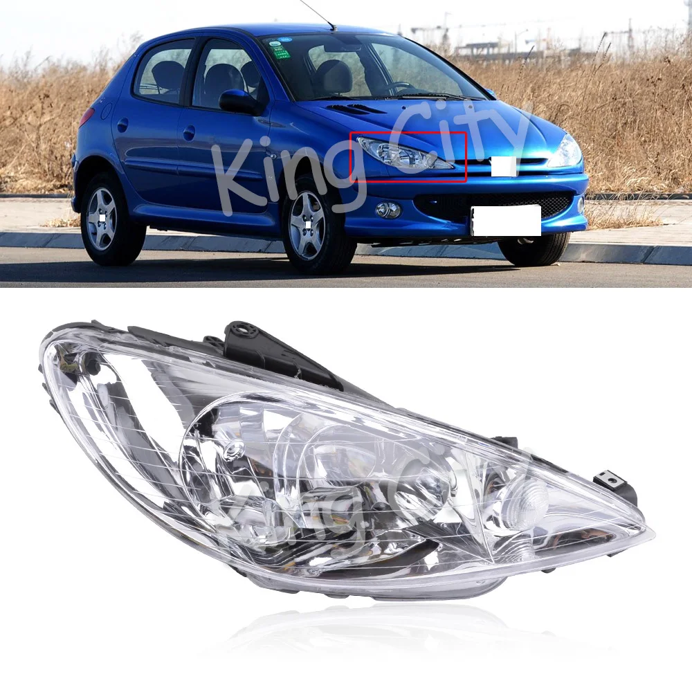 CAPQX 1 шт. для Peugeot 206 Высокое качество Новый передний бампер светильник свет
