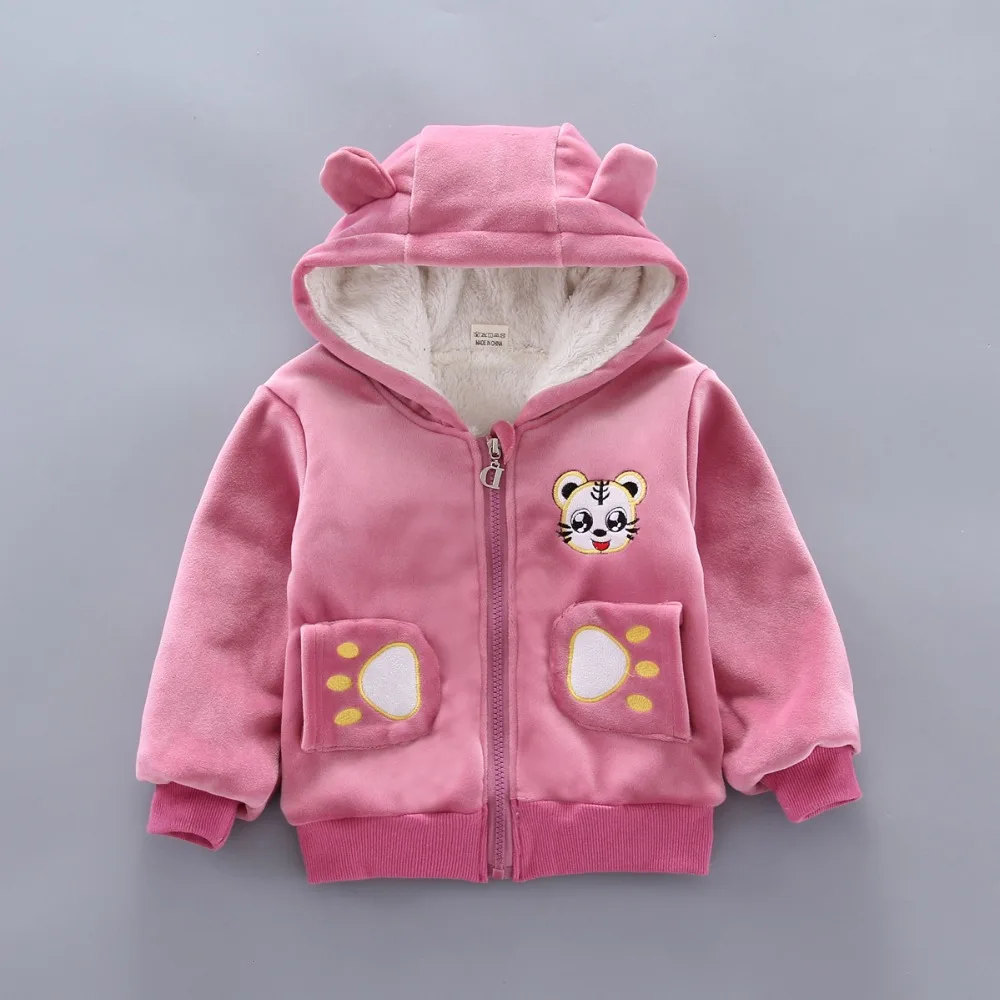 high quality Baby Girls Clothing Set Thick Plush Warm Clothing Sets For Boys Hoodies+ Pants Kids Suit Winter Children Clothes