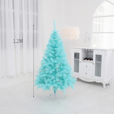 Рождественские украшения для дома, фигурка елки, искусственный набор рождественской голубой елки, орнамент, Креативные украшения для дома, аксессуары - Цвет: 120cm