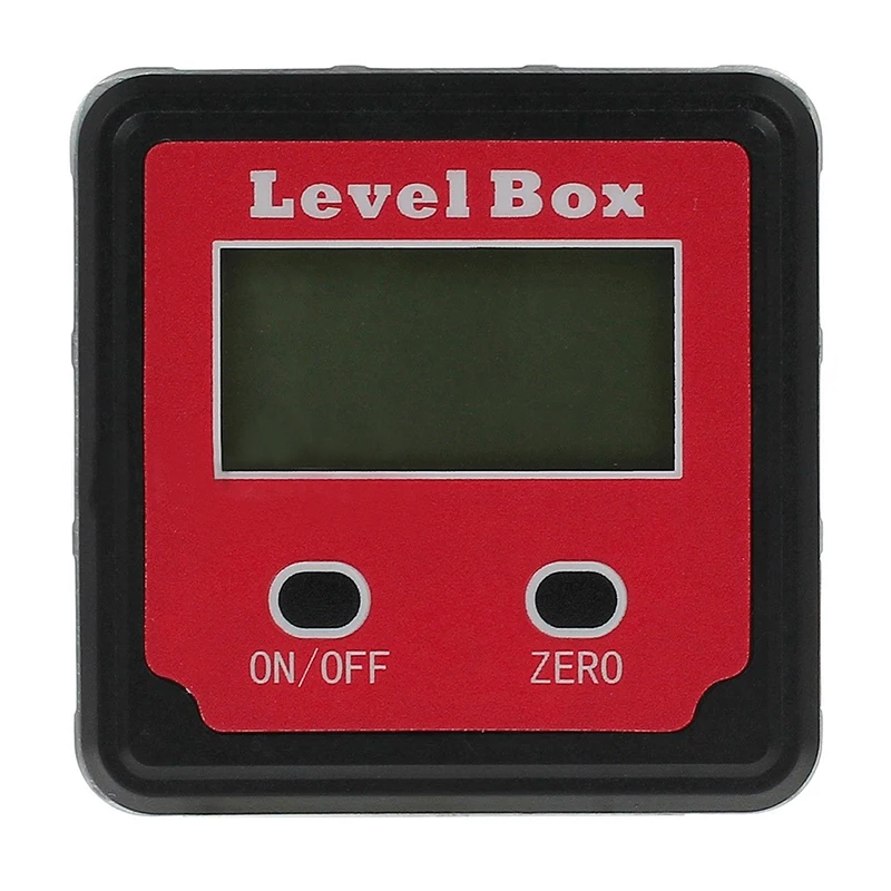 TOP Digital Gauge Angle Protractor Finder Clinometer Bevel Box Magnetic Waterproof