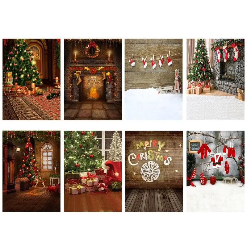 

Christmas Decoration for Home Christmas Background Cloth Studio Photographic Prop Photo Backdrop Navidad Natal New Year Decor