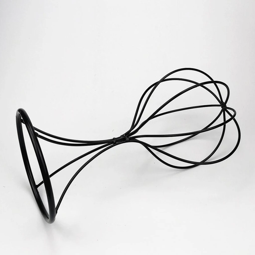 Metal Desktop Decorative Wigs Hanger Hat Helmet Cap Sunhat Display Holder Stand