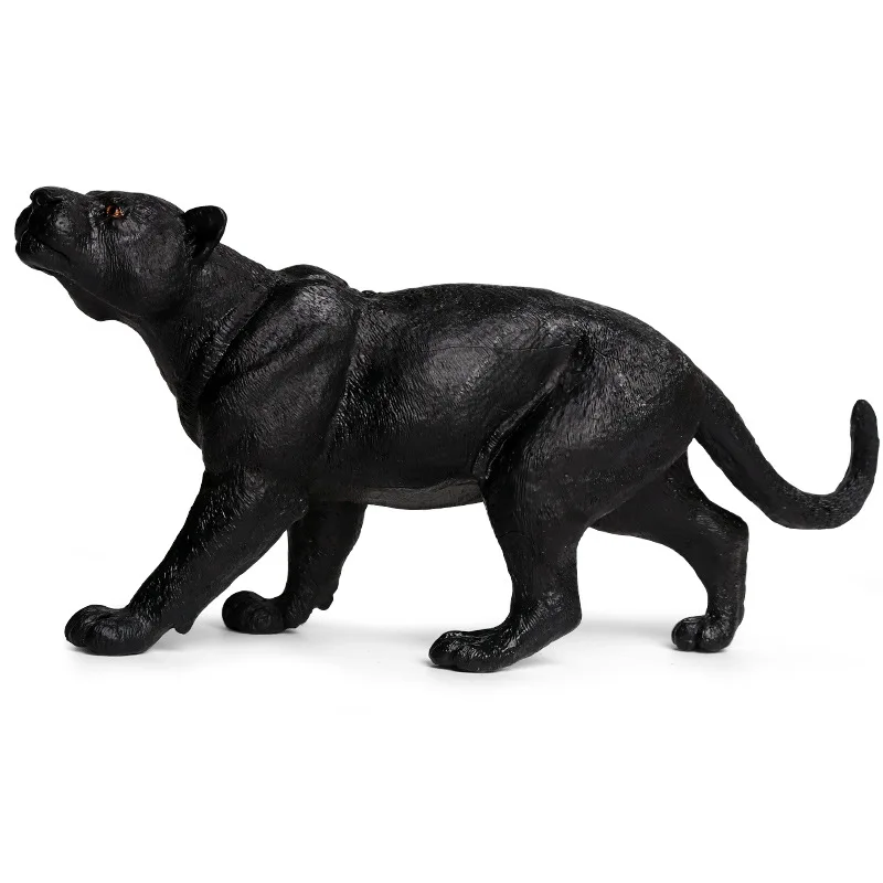 Wild Safari Wildlife Educational Painted Miniature Replica Black Panther for sale online 