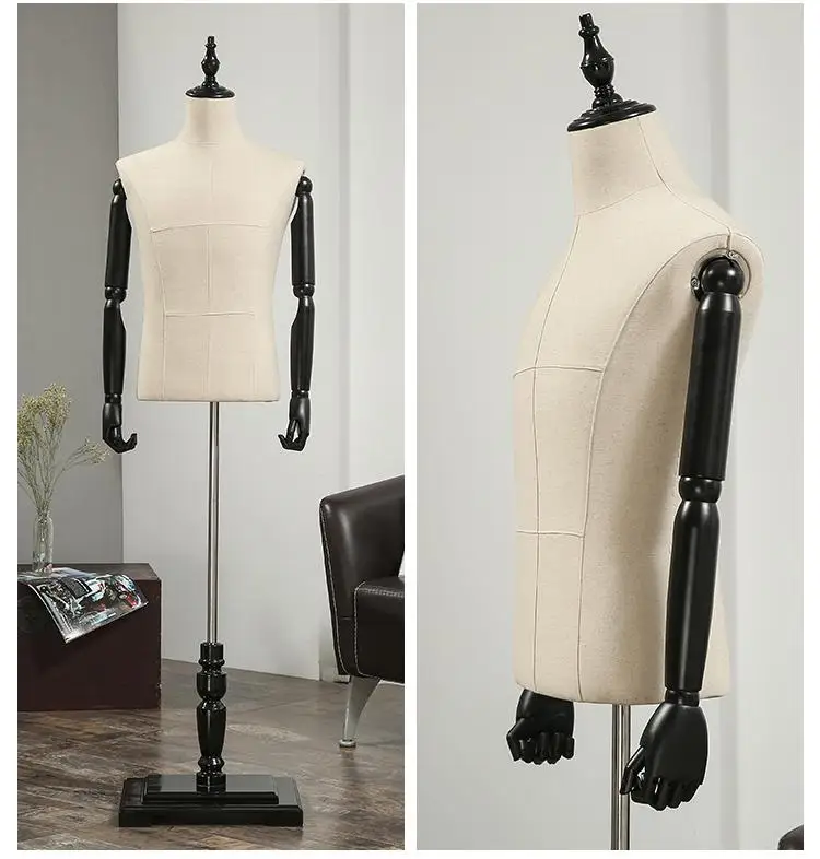 Model Men's Whole Body Dummy Clothing Mannequin Korean Matte White
