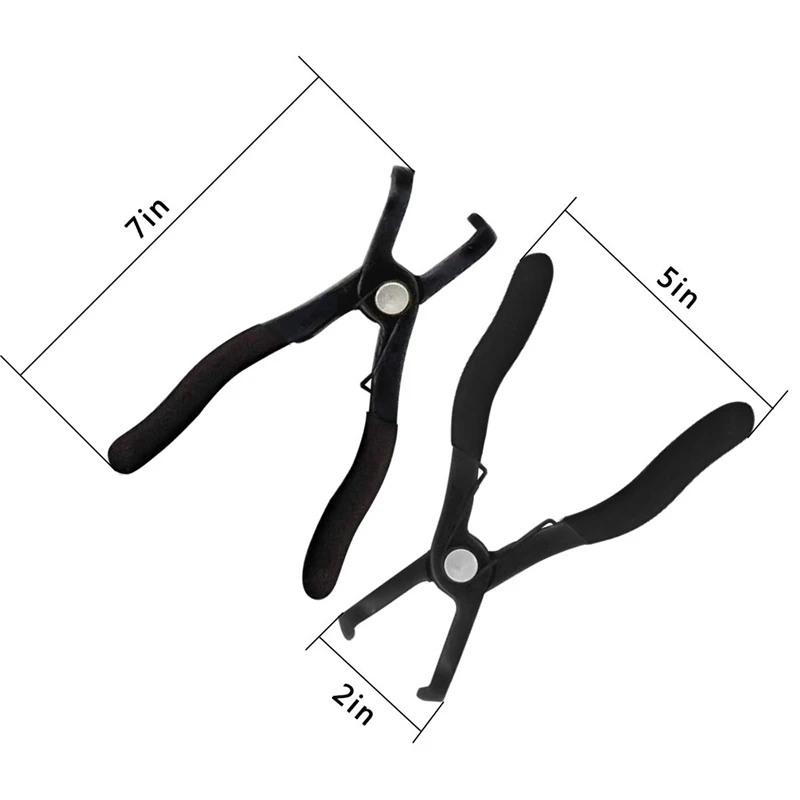 

2Pcs Push Pin Pliers Set, 30 Degree and 80 Degree Plastic Fastener Remover Tool, Snap Rings and Body Clip Removal Tool, Rivet Pu