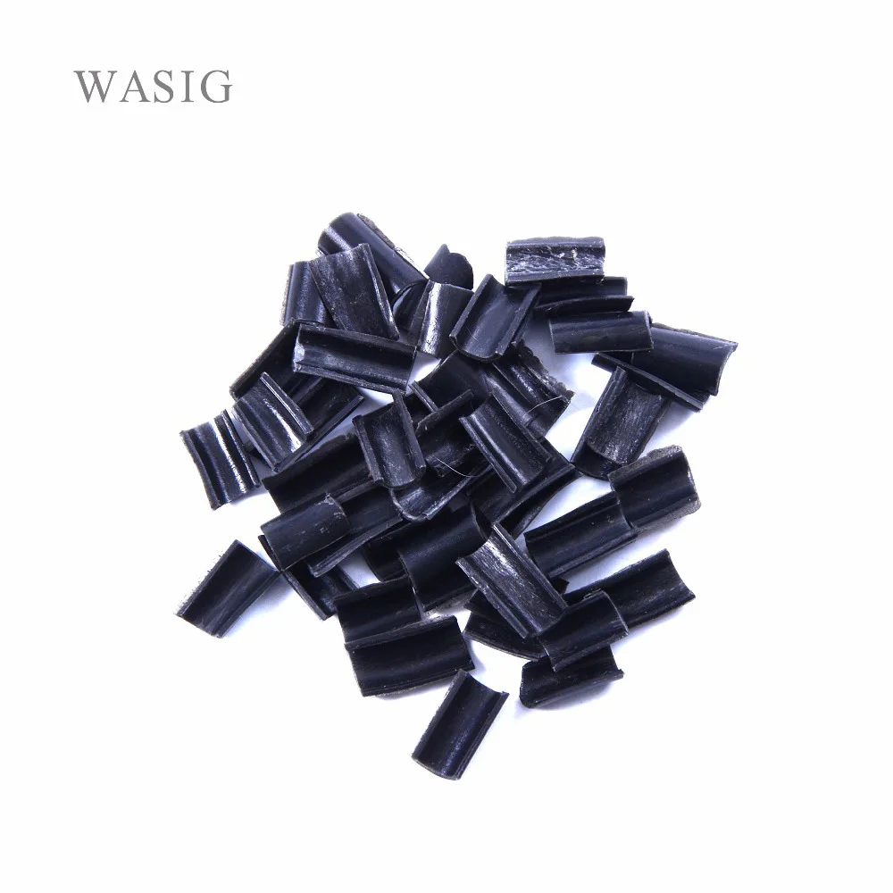 Hair Extension Glue Hair Extension Glue Stick Keratin Glue 100PCS Keratin Glue For Hair Nail Tip Keratin U-Shaped Fusion Chips Glue Nail Tip For Hair Extension