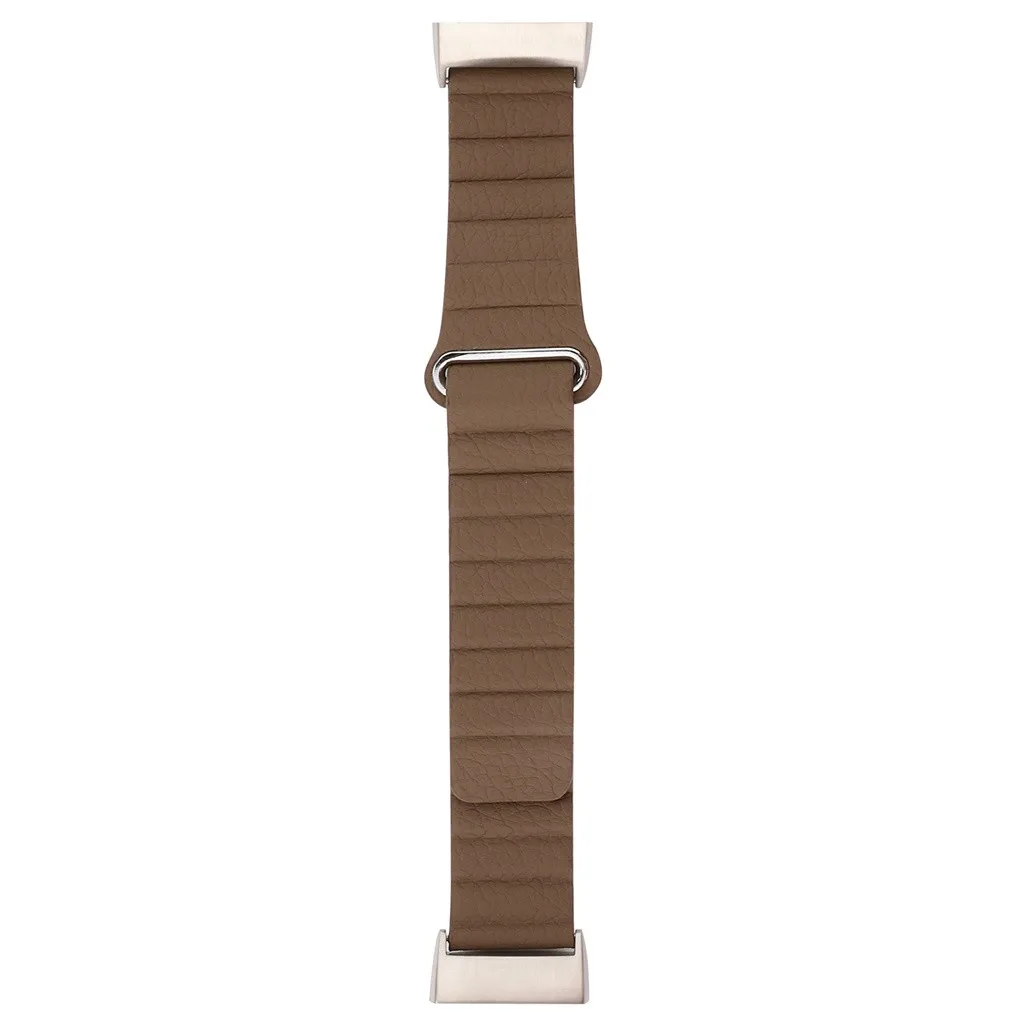 B Сменный кожаный ремешок для наручных часов, ремешок с пряжкой для Fitbit charge 3, сменный кожаный ремешок для наручных часов - Цвет: B