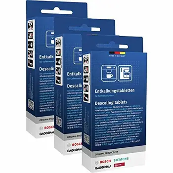 

3x Bosch Siemens compresse decalcificanti TZ80002 00311821 311821 311821 Macchina da caffè completamente automatica EQ