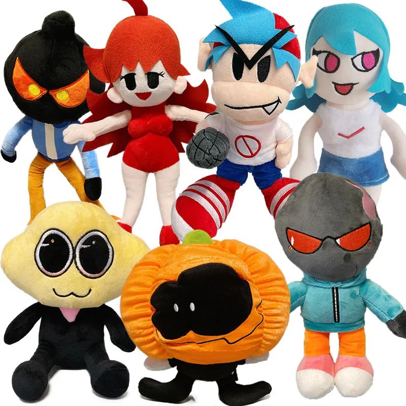  Fnf Boyfriend Plush Toy, Friday Night Funkin Plushies  Boyfriend, Boyfriend Plush, 10 Inch : Toys & Games