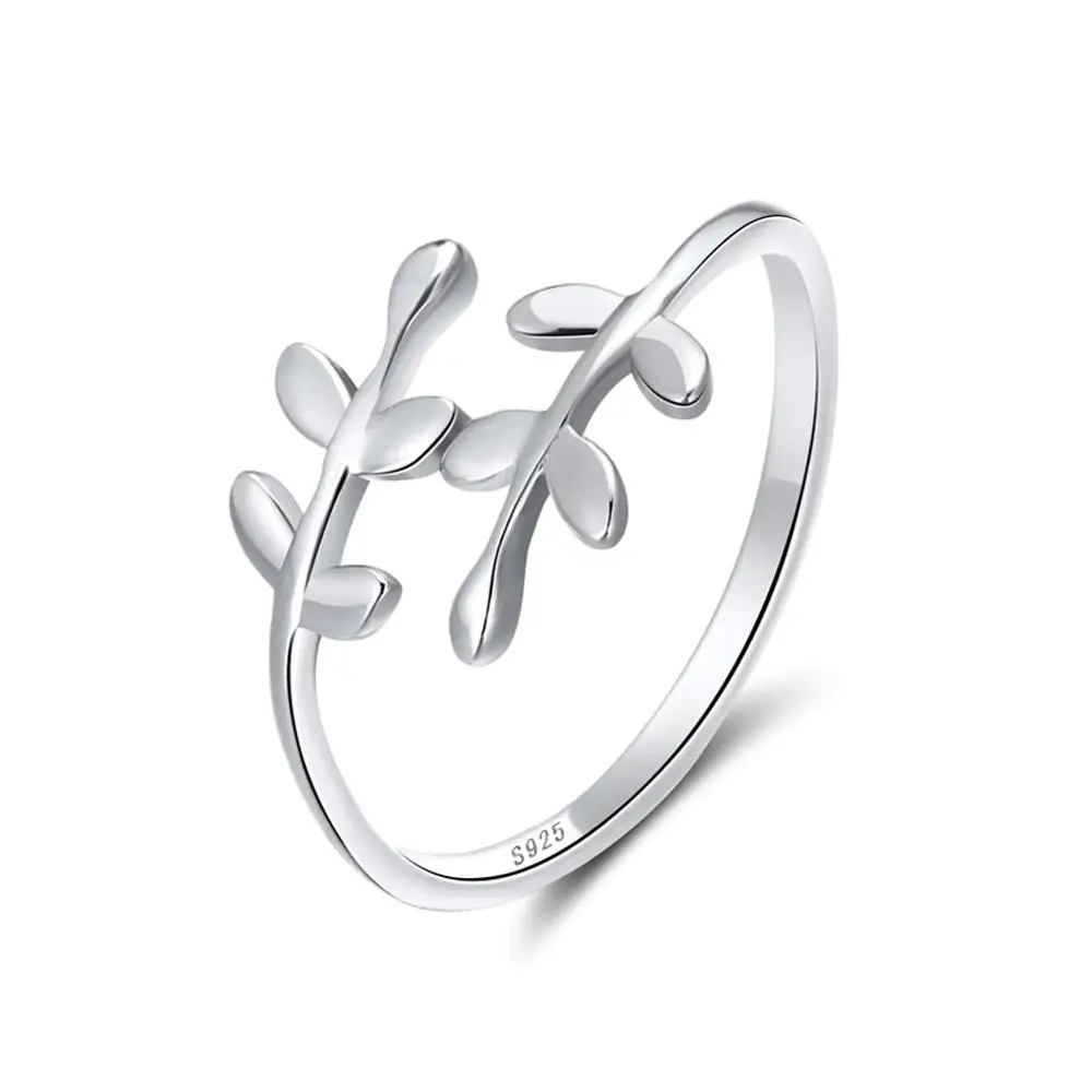 Silver Color Effie queen, кольца из стерлингового серебра, милый дизайн, открытые манжеты, элегантные, для помолвки, вечерние, для женщин, регулируемое кольцо, ювелирное изделие, подарок, TSR12 - Цвет камня: Silver Color