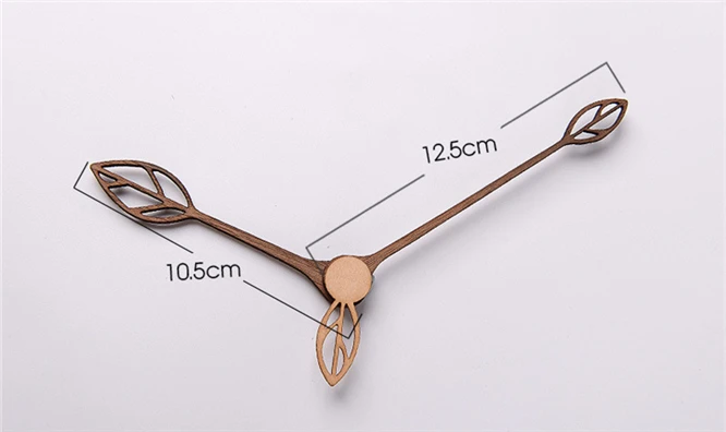 1 set Wooden pointers DIY creative wall clock hands 10 12 inch clock Walnut wood needle Quartz Clock replace part Accessories