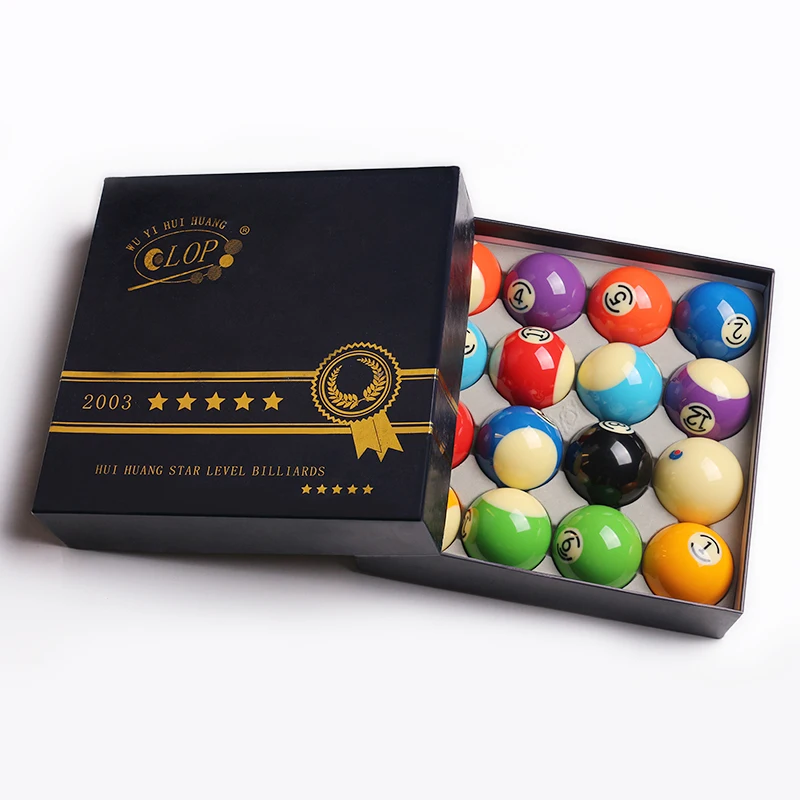 - Fashionable Small Numbers Design Standard 572mm 2 14 Resin Billiards Balls Complete Set Of Pool Balls Billiards Accessories