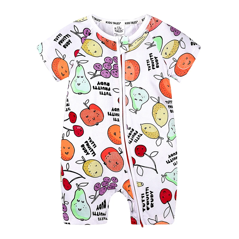 baby bodysuit dress 2022 bicycle pattern short Newborn Baby Clothes cotton Summer Rompers Kids Baby Girl Jumpsuit Toddler Costume jumpsuit for baby Newborn Knitting Romper Hooded 