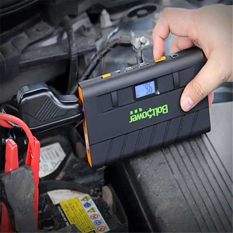 13600mAh Outdoor Portable Emergency Power Bank USB Car Starter Charger 12V 16V 19V Battery Power Bank Pack Booster