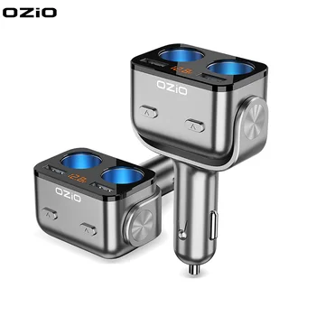 

Car Cigarette Lighter Socket Splitter Charger Dual USB QC 3.0 Quick Charge 12V Auto Cigarette Lighter Sockets Power Adapter Plug