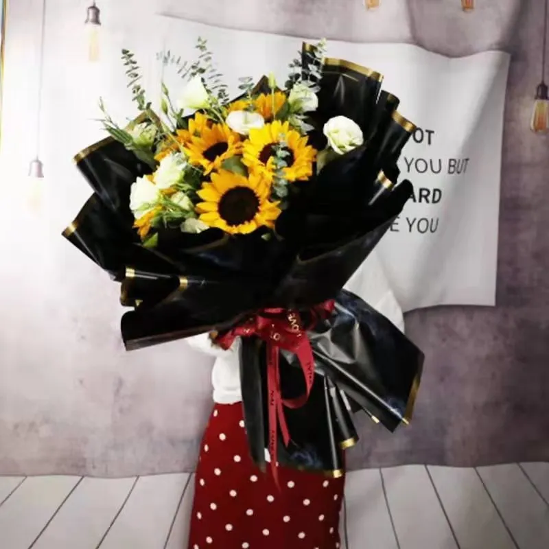 20 шт цветок оберточная бумага водонепроницаемый Пномпень дали шаблон упаковка букета флорист поставки материал оберточная бумага