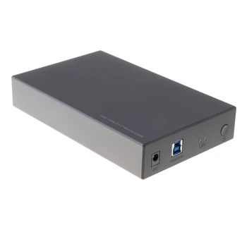 

USB 3.0 2.5 Inch/3.5 Inch SATA Tool-Free SSD External Hard Drive Disk HD Enclosure