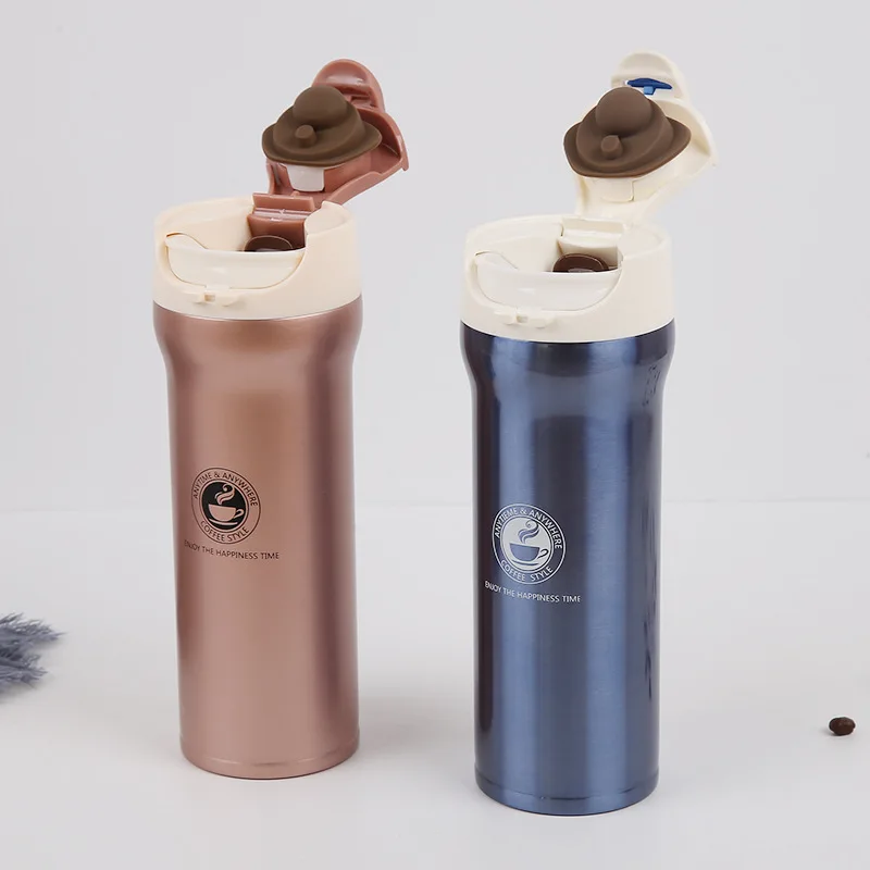 Творческий 500 мл кофе кружка-термос чашки для автомобиля вакуумная Кофеварка термальность кружка