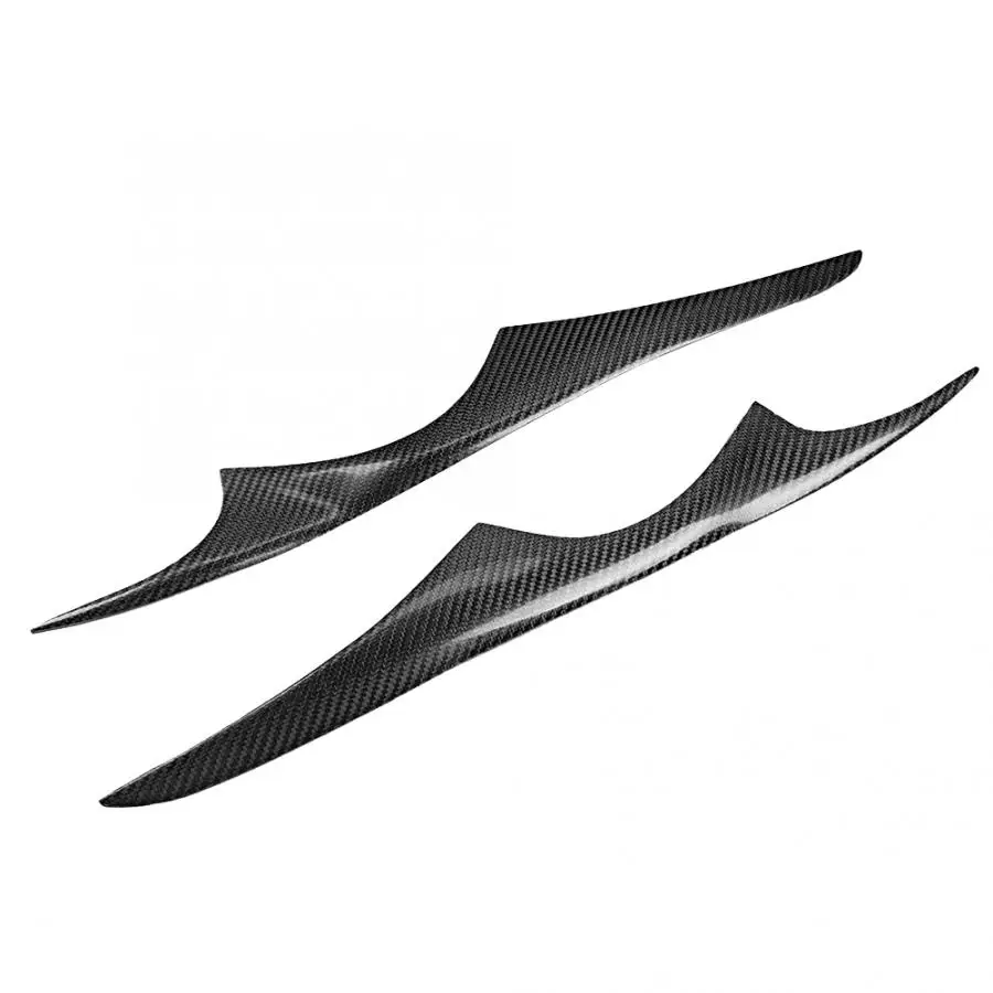 

1 Pair Real Carbon Fiber Eyebrow Eyelid Headlight Cover for Toyota Corolla 2003 2004 2005 2006 2007 2008 Car Accessories