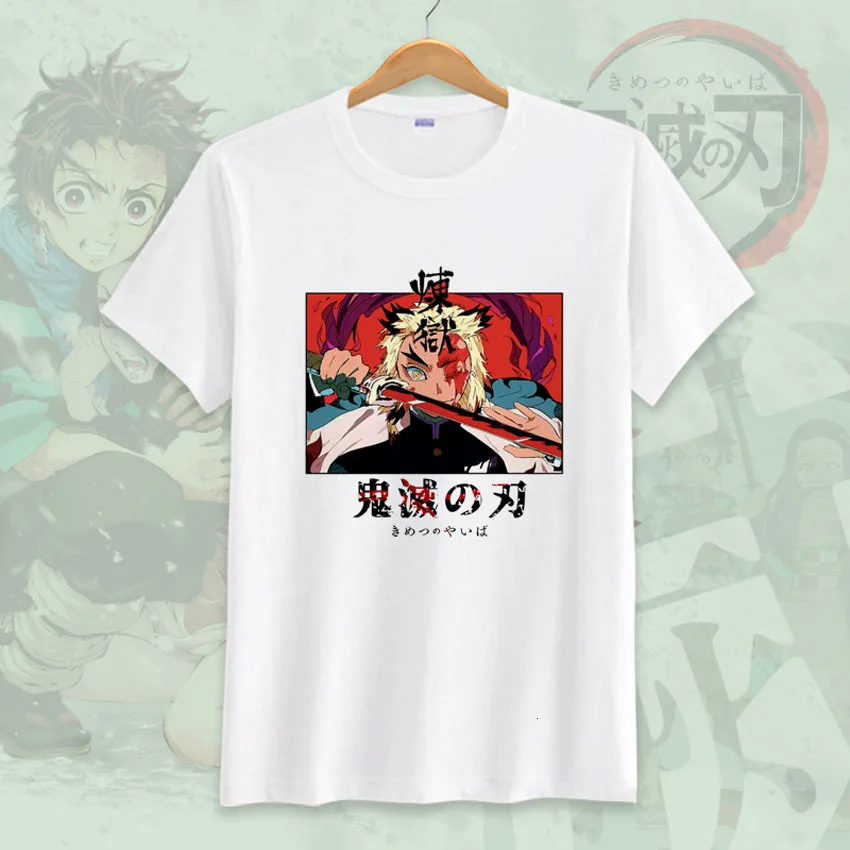 Demon Slayer: Kimetsu No Yaiba/футболка с короткими рукавами для взрослых; костюмы для косплея; мужские и женские топы; футболки; Kamado Tanjirou Nezuko