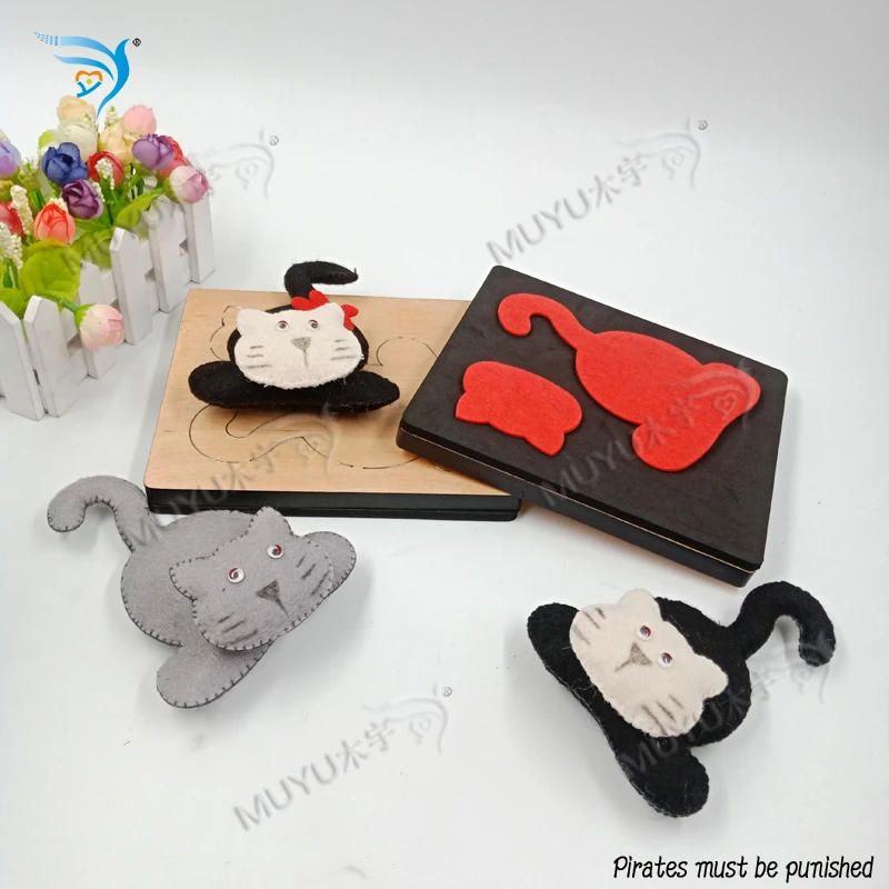 Кошка ручной работы DIY деревянная форма подходит для скрапбукинга подходит для рынка общая машина MY6043