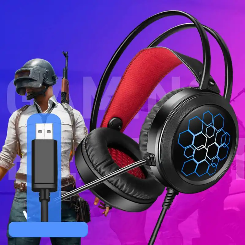 Профессиональная игровая гарнитура с микрофоном для xbox One PS4 PC наушники для ноутбука 3D микрофон