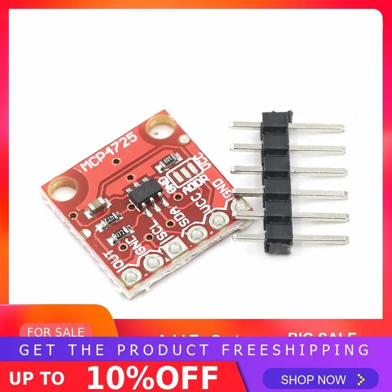 MCP4725 12Bit IEC DAC цифровой модуль преобразователя цифровой в Analong EEPROM макетная плата для Arduino 2,7-5,5 В