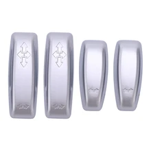 Регулировочная ручка переключателя для салона автомобиля, Накладка для Volvo XC60 XC70 V40 V60 S40 S60 C30 C70, 4 шт