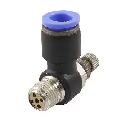 

1/4" Threaded 10mm One Touch Tube Speed Control Valve Connector