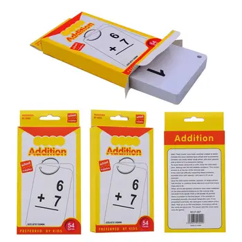 

Subtraction Addition Math Operation Flash Erasable Cards Education Kids Toy kindergarten student supplies Teaching equipment New
