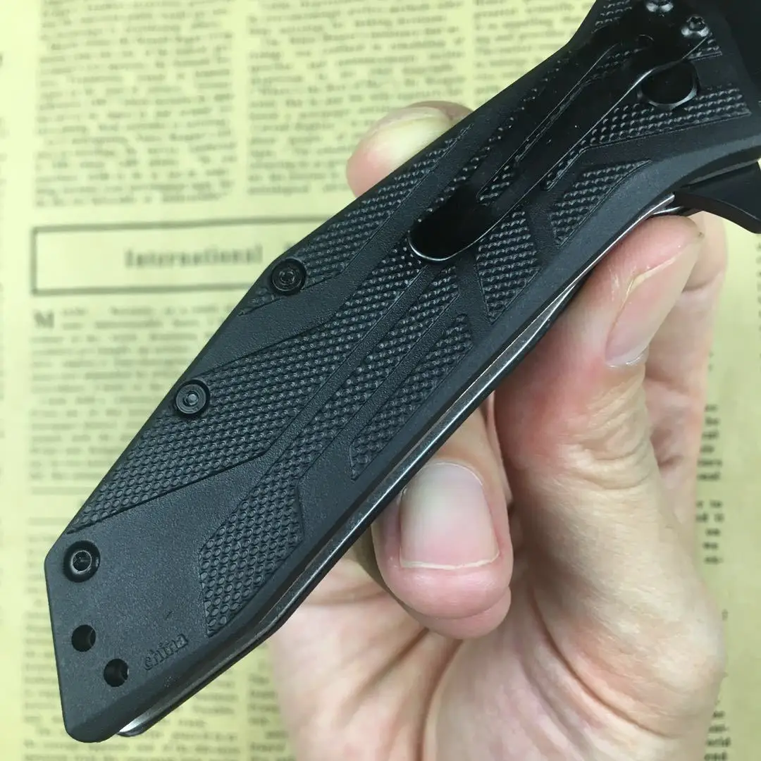 Швейцарский складной нож saber kershaw Kershaw 1990 полевая наружная портативная Самозащита складной нож карточка показать нож для фруктов