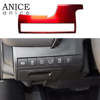 

Red Stainless Steel Headlight Switch Decorative Covers Trim Fit for Toyota Camry 2018 2019 2020 LHD