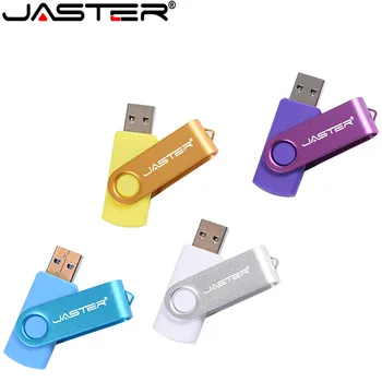 

JASTER Swivel USB 2.0 4GB USB Flash Drive/Disk with Customized Logo Printing for Promotional Company Gifts