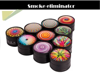 

Zinc Alloy Metal Three-layer Manual Creative 3D Tobacco Grinder Weed 30mm Mini