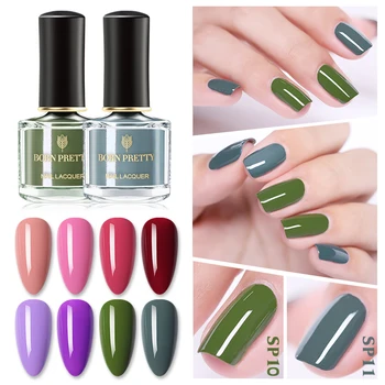 

BORN PRETTY Peel Off Nail Polish 6ml Bright Color Varnish Fast Dry Glittering Sequins Polish Nail Art Decoration Base Top Coat