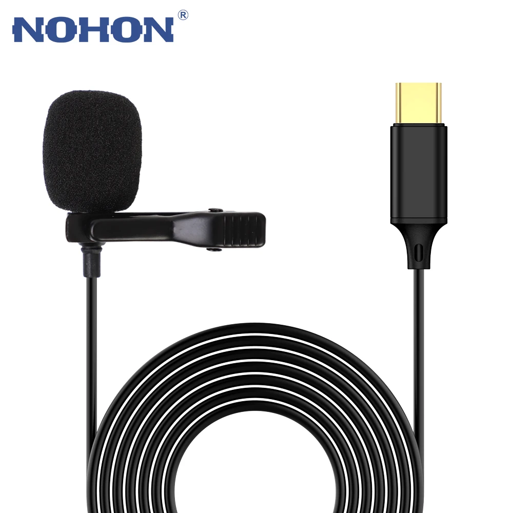 Конденсаторный мини-микрофон Nohon USB Type-C для Samsung Huawei Xiaomi mi | Электроника