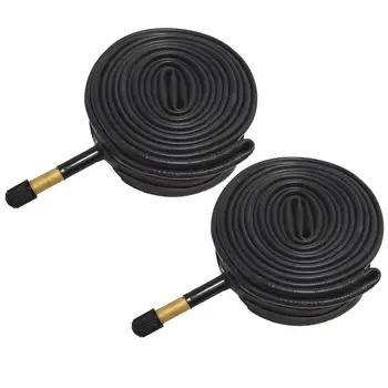 

2Pcs 700x35-43C Rubber Touring Bike Bicycle 48mm Schrader Valve Inner Tubes New Chic