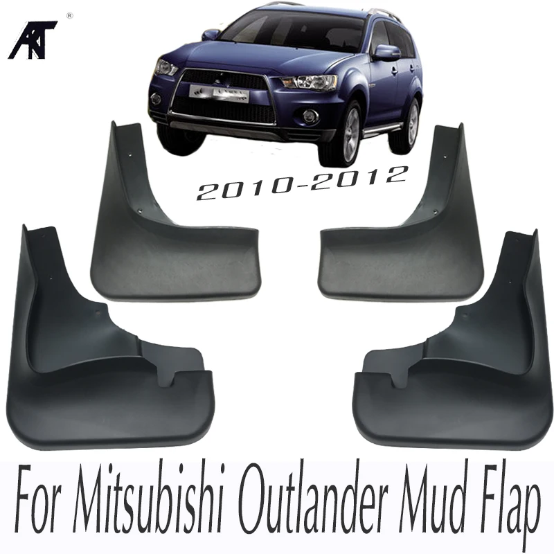 

Car Mud Flaps For Mitsubishi Outlander 2010 2011 2012 Front Rear Molded Mudflaps Splash Guards Mud Flap Mudguards Fender