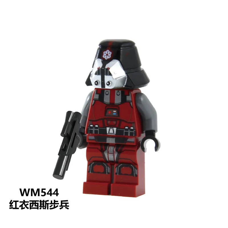 Космические войны строительные блоки Верховный лидер snoke Trooper Джордж Лукас Maz Kannata Фигурки игрушки для детей Подарки WM541 - Цвет: WM544