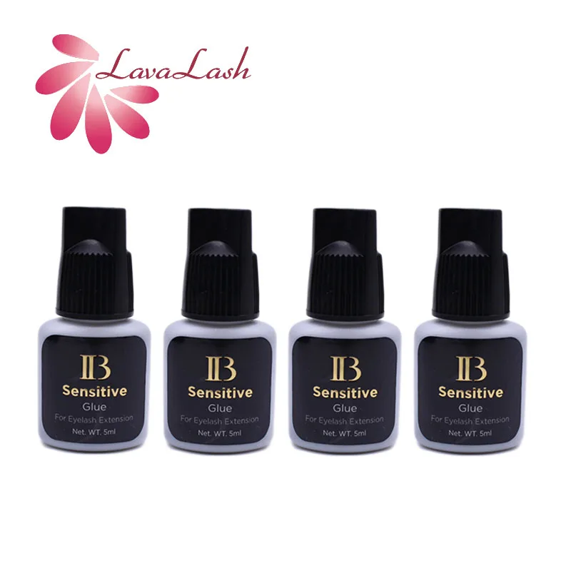 4 бутылки IB черные ресницы Клей 5 мл оригинальный Корея Ibeauty чувствительный клей