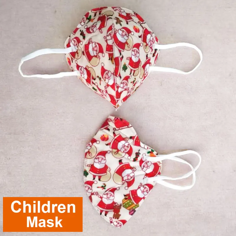 Multicolor Christmas Face Mask Kid KN95 Mask Children's Masks FFP2 Mouth Caps KN95 Mascarillas Christmas Child Masks Protective 4