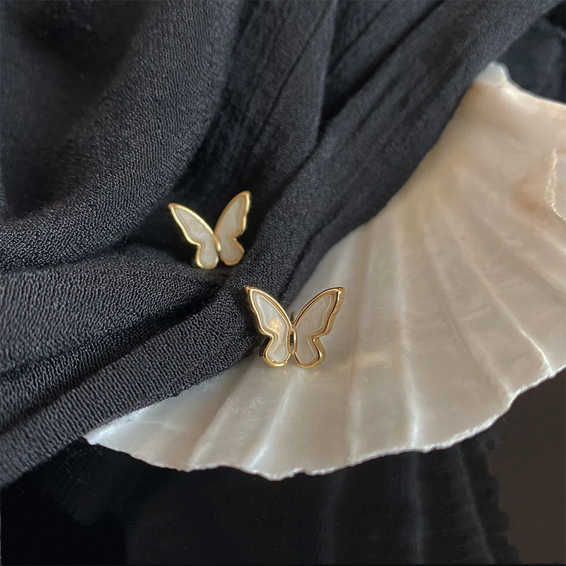2020 Korean Retro Acrylic Butterfly Earrings Fashion Cute Animal Brincos Statement stud Earrings Jewelry Gift