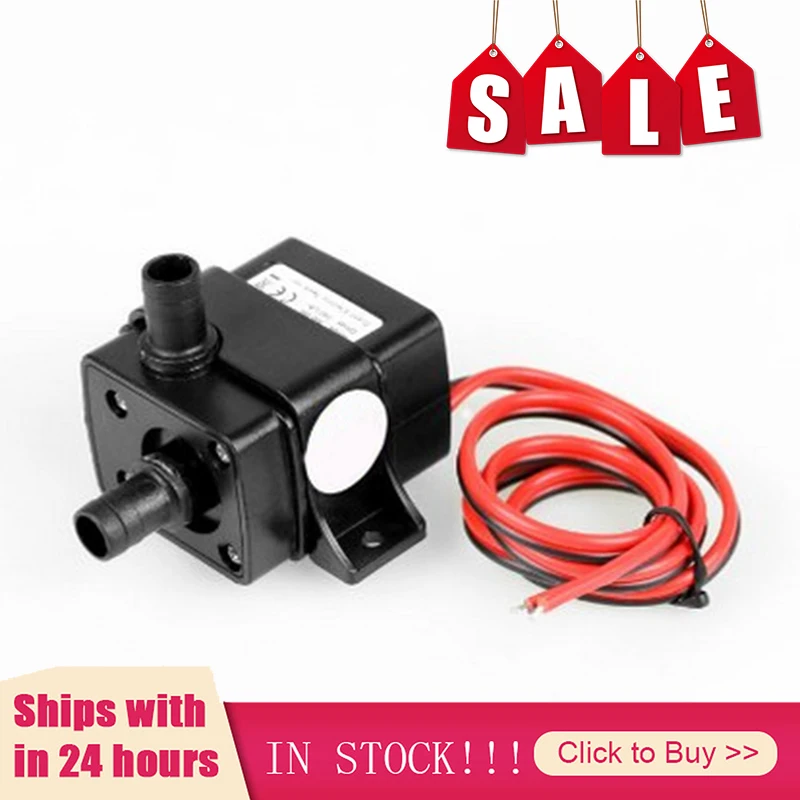 Decdeal-minibomba de agua CC ultrasilenciosa, sin escobillas, 12V, 240L/H, elevación, 2021 cm, sumergible, circulador para acuario, novedad de 300