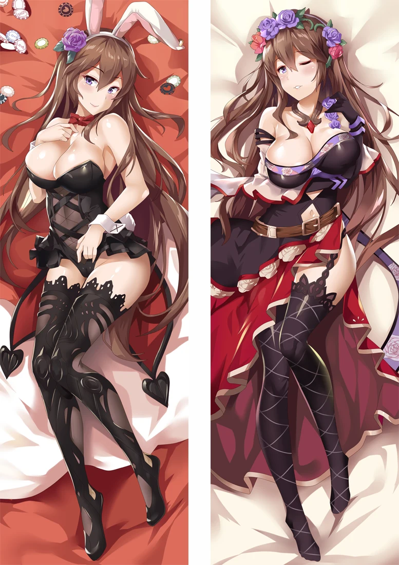 

Anime Cartoon Azur Lane Sexy Body Hugging Pillows Cases Cover Pillowcase Poszewki Dakimakura Cosplay Pillow 911039