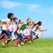 Надувные в ковбойском стиле палки лошадь игры, игрушки на открытом воздухе обучающие игрушки для детей День рождения