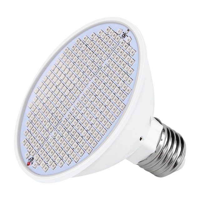 E27 300Leds Plant Grow Lamp Led Teljes Spektrum Növekedési Izzók Palánta Virág Fito Lámpa Beltéri Hidroponikus Növényekhez